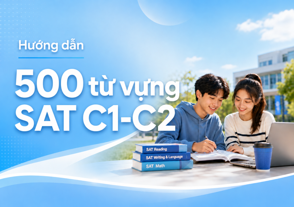 500 Từ Vựng C1-C2 Thường Gặp Nhất Trong Đề Thi SAT – Học Đúng, Học Đủ, Lên Điểm Thật