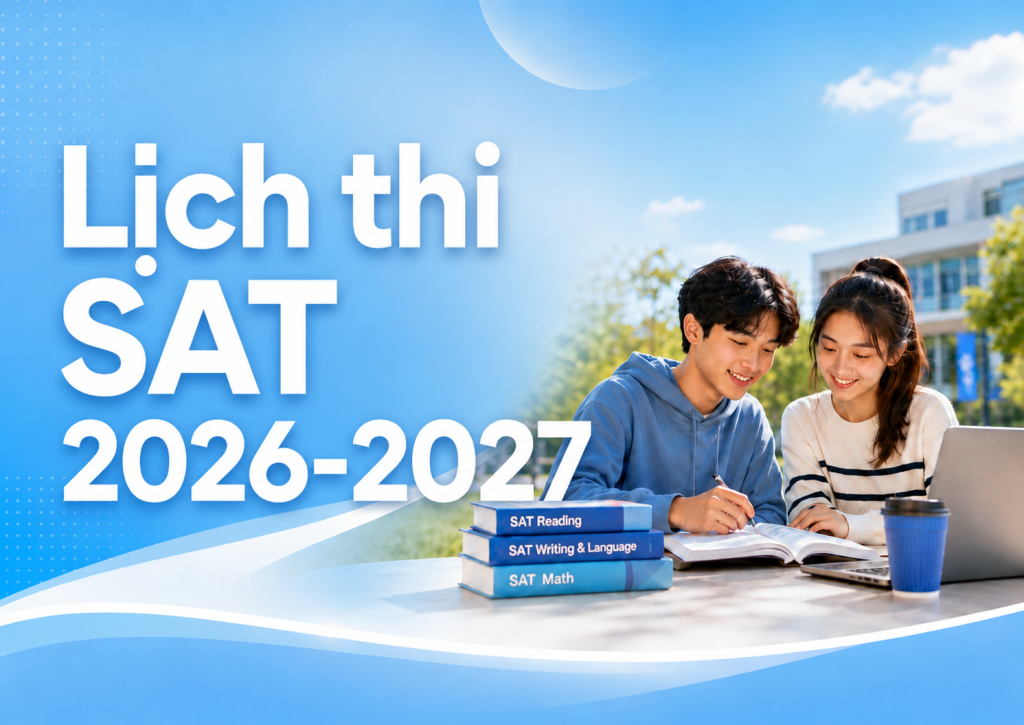 Lịch thi SAT 2026-2027 tại Việt Nam